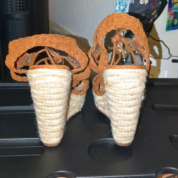 Mossimo (Target), Suede, platform sandals, 8M - Picture 4 of 5